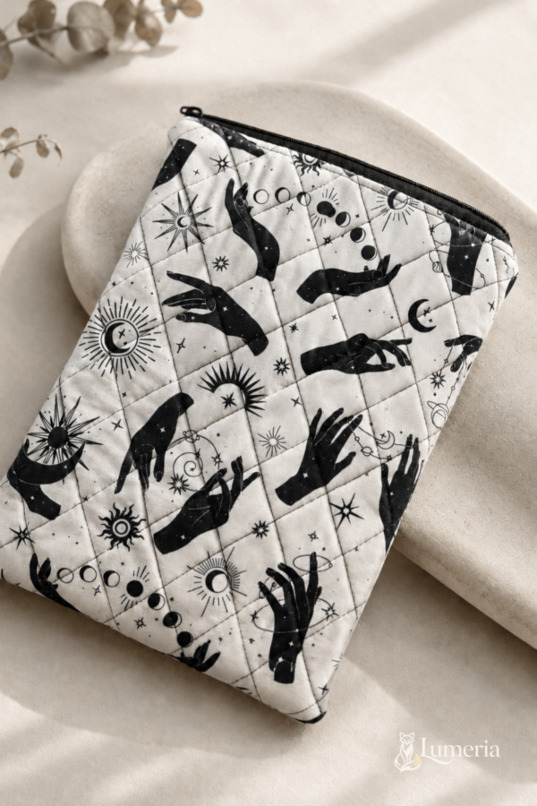 Booksleeve com Zíper — Escolha sua Estampa