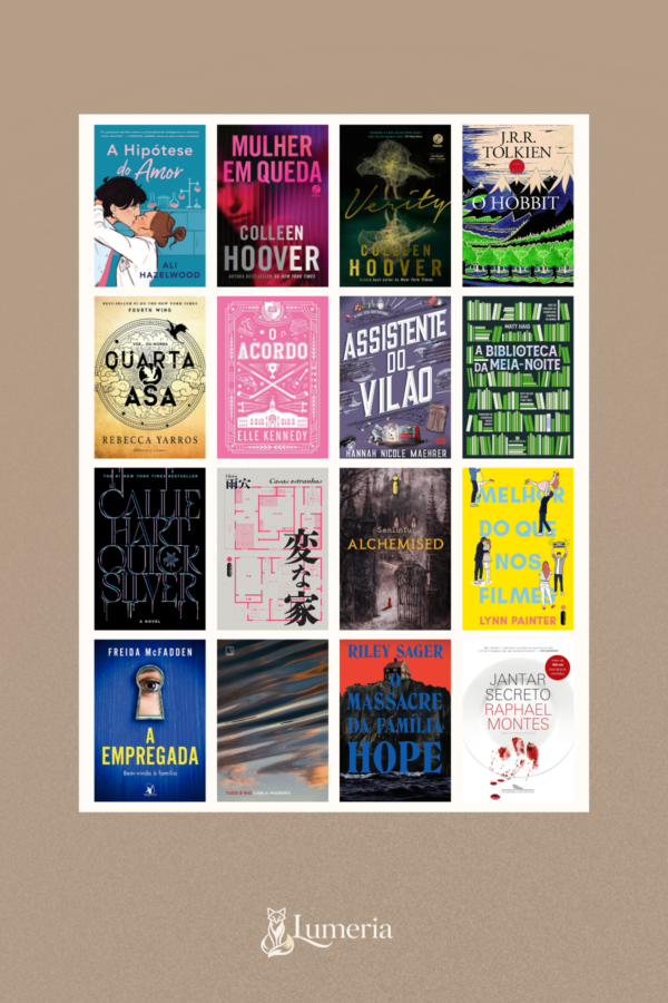 Cartela de Adesivos — Mini Capas de Livros Personalizadas