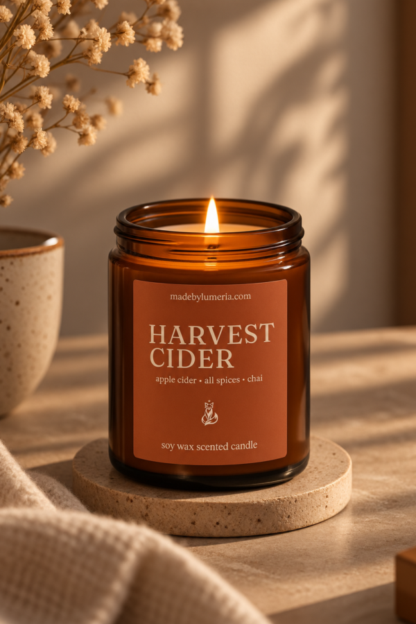 Vela aromática: Harvest Cider