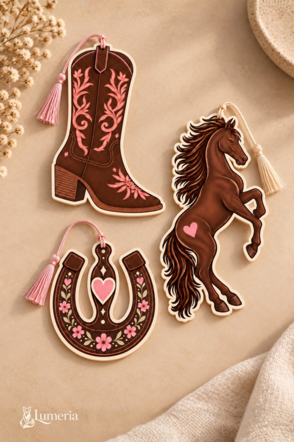 Kit de Marcadores: Cowboy Romance — Marrom