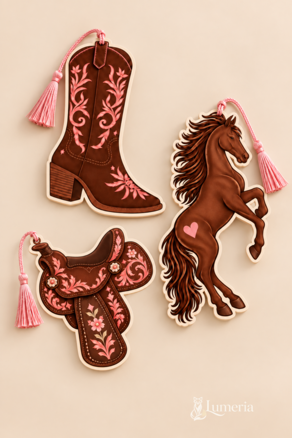 Kit de Marcadores: Cowboy Romance — Marrom