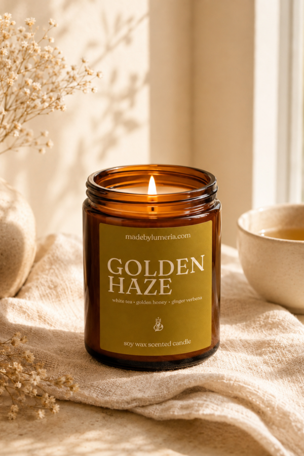 Vela aromática: Golden Haze